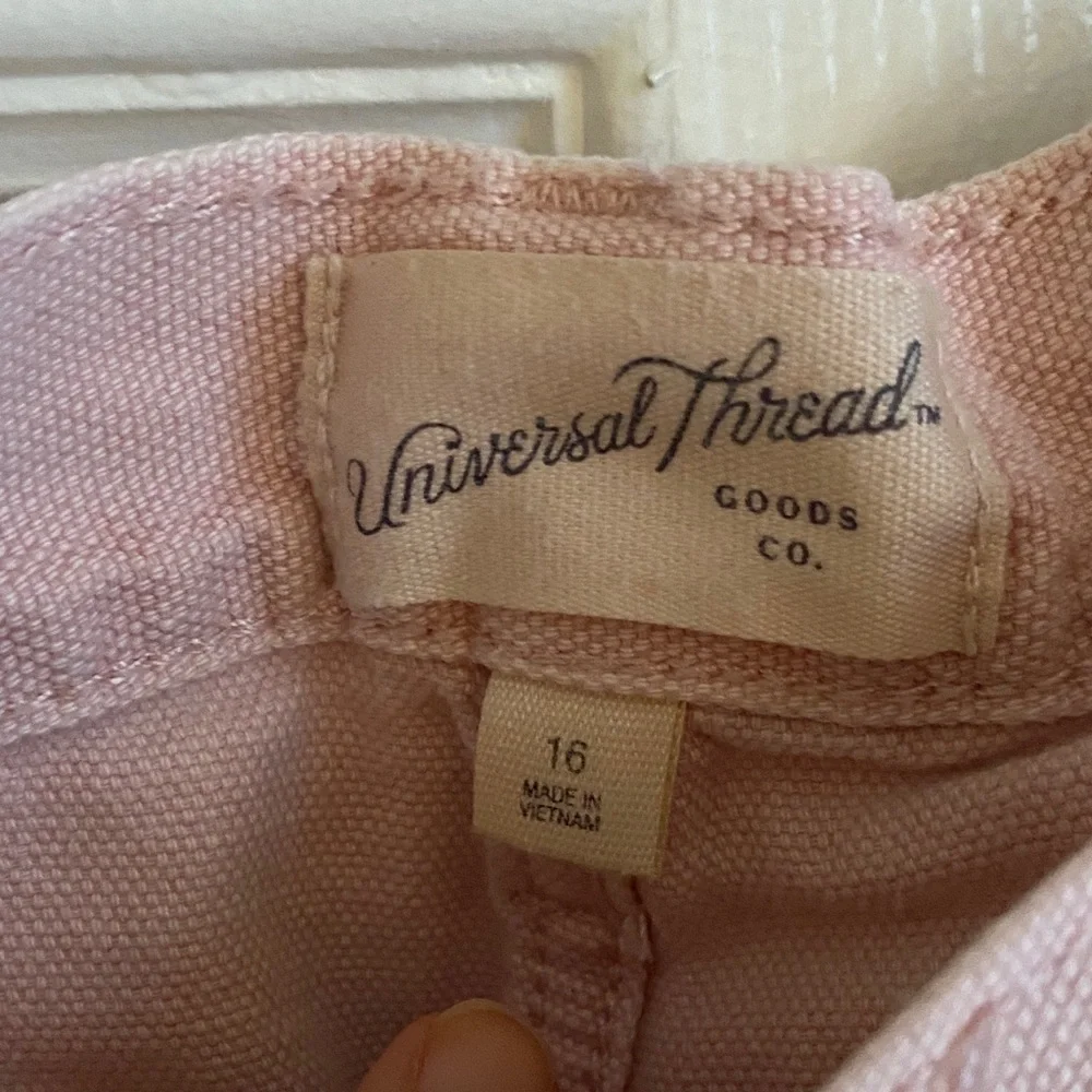 Universal Thread Women's Pink Cargo Barrel Jeans 16R - Picture 5 of 7